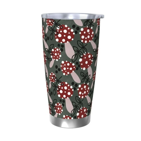Tideii Autumn Forest Mushrooms for 20OZ Car Cup Stainless Steel Cold and Hot Cup with Lid Suitable for Outdoor and Home Unisex-Without Straw
Tideii Autumn Forest Mushrooms for 20OZ Car Cup Stainless Steel Cold and Hot Cup with Lid Suitable for Outdoor and Home Unisex-Without Straw
