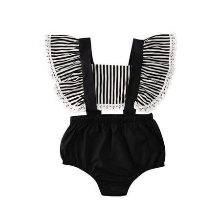 Newborn Baby Girls Ruffled Sleeveless Bodysuit Romper with Headband Baby Jumpsuit Summer Clothes Set
Newborn Baby Girls Ruffled Sleeveless Bodysuit Romper with Headband Baby Jumpsuit Summer Clothes Set