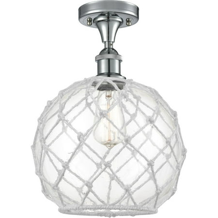 Polished Chrome Tone Semi Flush 10 Wide Steel/Cast Brass/Glass Medium Base 1 Light Fixture
Polished Chrome Tone Semi Flush 10 Wide Steel/Cast Brass/Glass Medium Base 1 Light Fixture