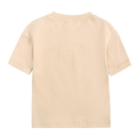 nsendm Toddler Kids Baby Boys Girls 2 Piece Tracksuit Summer Outfits Solid Short Sleeve T Shirt With Toddler Dress Set Boy Childrenscostume Beige 3-4 Years
nsendm Toddler Kids Baby Boys Girls 2 Piece Tracksuit Summer Outfits Solid Short Sleeve T Shirt With Toddler Dress Set Boy Childrenscostume Beige 3-4 Years