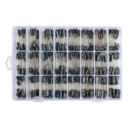 500pcs 24 Values Aluminum Electrolytic Capacitor Assorted Kit 10V 16V 25V 50V Metal Electrolytic Capacitors 0.1uF-1000uF with Case
500pcs 24 Values Aluminum Electrolytic Capacitor Assorted Kit 10V 16V 25V 50V Metal Electrolytic Capacitors 0.1uF-1000uF with Case
