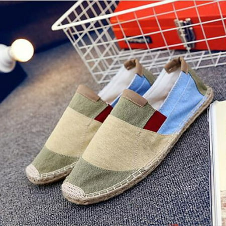 Canvas Shoes Men s Shoes Summer Shoes Fisherman Handmade Straw Shoes