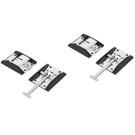 SUGARMOM 2pcs 1 Pair Metal T-style Entry Door Catch Stainless Steel Holder for Trailer (Silver)
SUGARMOM 2pcs 1 Pair Metal T-style Entry Door Catch Stainless Steel Holder for Trailer (Silver)