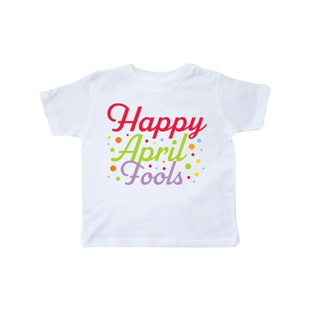 Inktastic Happy April Fools with Colorful Dots Gift Toddler Boy or Toddler Girl T-Shirt
Inktastic Happy April Fools with Colorful Dots Gift Toddler Boy or Toddler Girl T-Shirt