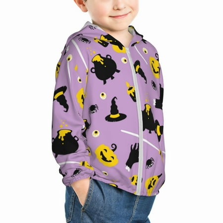 Uemuo Cute Halloween Pattern Rash Guard for Boys Girls Long Sleeve Swim Shirts UPF 50+ UV Sun Protection Hooded Fishing Shirt with Pocket for Kid-2 Years
Uemuo Cute Halloween Pattern Rash Guard for Boys Girls Long Sleeve Swim Shirts UPF 50+ UV Sun Protection Hooded Fishing Shirt with Pocket for Kid-2 Years