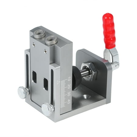 Walmeck Pocket Hole Locator Jig Kit Aluminum Alloy 15 Degree Angle Oblique Hole Drilling Guide Positioner with Quick Clamp Wood Working Tool
Walmeck Pocket Hole Locator Jig Kit Aluminum Alloy 15 Degree Angle Oblique Hole Drilling Guide Positioner with Quick Clamp Wood Working Tool