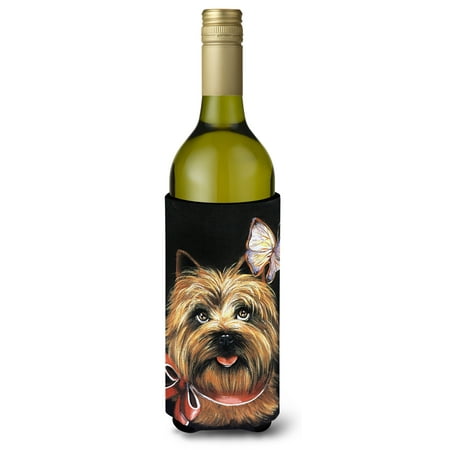 Cairn Terrier Butterfly Wine Bottle Hugger