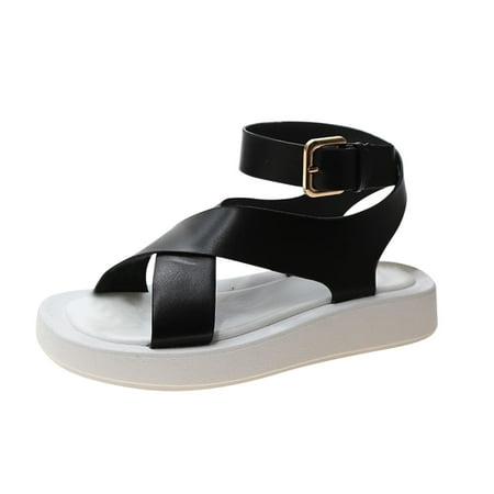 gvdentm Wedge Sandals For Women Comfortable Spring Thick Casual Cross Summer Women Dress Sandals for Women Low Heel
gvdentm Wedge Sandals For Women Comfortable Spring Thick Casual Cross Summer Women Dress Sandals for Women Low Heel