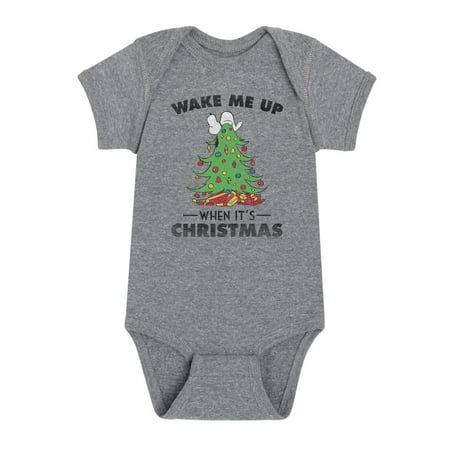 Peanuts - Holidays - Wake Me Up When It s Christmas - Infant Baby One Piece
Peanuts - Holidays - Wake Me Up When It s Christmas - Infant Baby One Piece