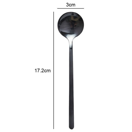 SUPERHOMUSE 304 Stainless Steel Small Round Spoon Fruit Yogurt Spoon Mug Spoon Coffee Spoon Kitchen Supplies
SUPERHOMUSE 304 Stainless Steel Small Round Spoon Fruit Yogurt Spoon Mug Spoon Coffee Spoon Kitchen Supplies