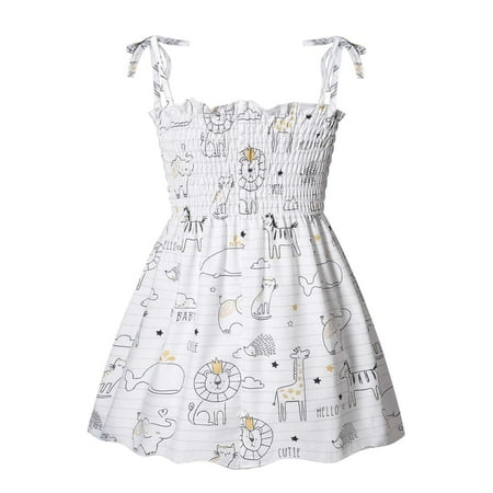 TAGOLD Summer Toddler Baby Girls Sleeveless Sling Dress Graphic Print Children s Clothing White 2-3 Years
TAGOLD Summer Toddler Baby Girls Sleeveless Sling Dress Graphic Print Children s Clothing White 2-3 Years