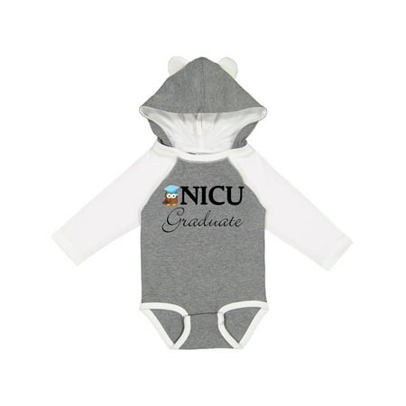 Inktastic Newborn NICU Graduate Boy Gift Baby Boy Long Sleeve Bodysuit