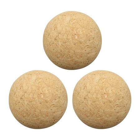 3Pcs Household Foosball Balls Wear-resistant Mini Balls Replaceable Wood Foosball