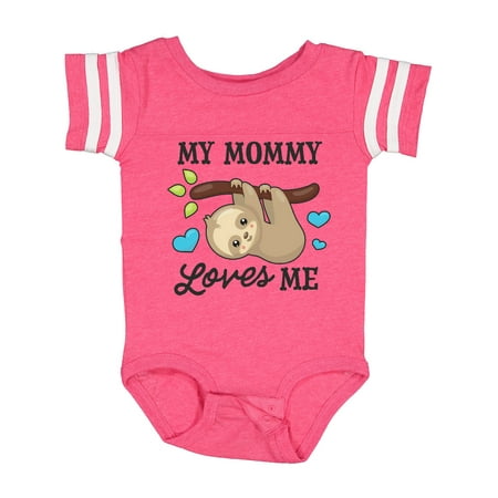 Inktastic My Mommy Loves Me with Sloth and Hearts Gift Baby Boy or Baby Girl Bodysuit
Inktastic My Mommy Loves Me with Sloth and Hearts Gift Baby Boy or Baby Girl Bodysuit