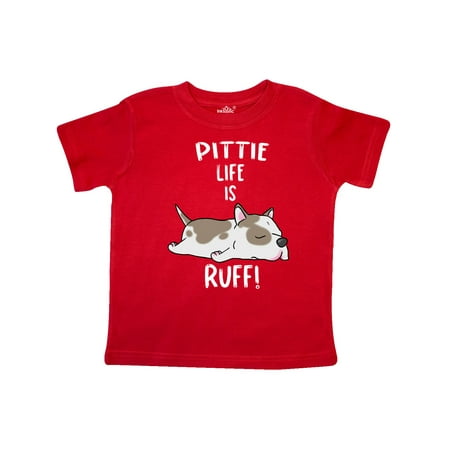 Inktastic Pittie Life is Ruff! Spotted Pit Bull Gift Toddler Boy or Toddler Girl T-Shirt
Inktastic Pittie Life is Ruff! Spotted Pit Bull Gift Toddler Boy or Toddler Girl T-Shirt