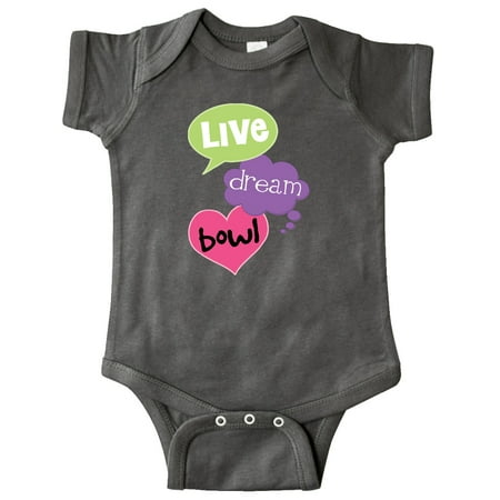 Inktastic Bowling Gift Live Dream Bowl Gift Baby Girl Bodysuit