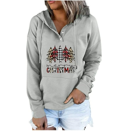 Fashion Woman Long Sleeve Autumn T-Shirt Printing Hooded Pockets Blouse Tops black zip up hoodie maternity shirts Gray M
Fashion Woman Long Sleeve Autumn T-Shirt Printing Hooded Pockets Blouse Tops black zip up hoodie maternity shirts Gray M