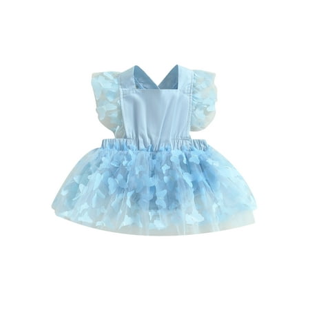 Awoscut Newborn Baby Girls Princess Overall Dress Infant Ruffle Sleeve Romper Dress Jumpsuit Tutu Skirt Set 1st Birthday Dress Outfits
Awoscut Newborn Baby Girls Princess Overall Dress Infant Ruffle Sleeve Romper Dress Jumpsuit Tutu Skirt Set 1st Birthday Dress Outfits