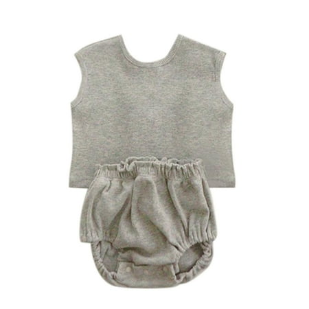 Baby Girls Boys Summer Autumn Solid Cotton Sleeveless Short Pants Tshirt Shorts Set Outfits Clothes
Baby Girls Boys Summer Autumn Solid Cotton Sleeveless Short Pants Tshirt Shorts Set Outfits Clothes