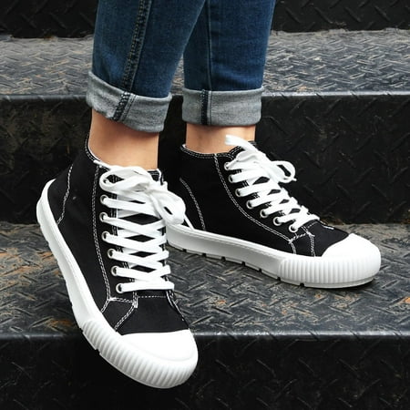LnjYIGJ Women s Sneakers Fashion High-cut Canvas Shoes Solid Lazy Version Student Casual Thick-Soled Shoes
LnjYIGJ Women s Sneakers Fashion High-cut Canvas Shoes Solid Lazy Version Student Casual Thick-Soled Shoes