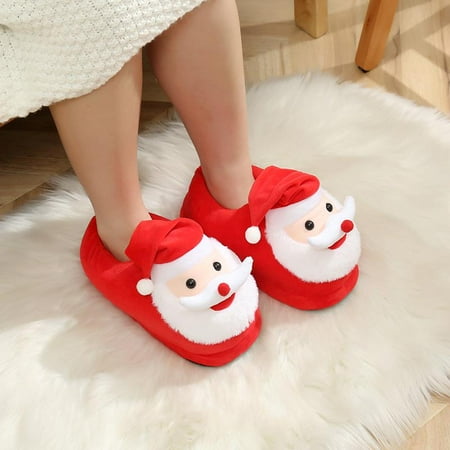 Santa Claus Cotton Slippers Thickened Anti-slip Plush Suitable for Autumn and Winter Home Bedroom Warm
Santa Claus Cotton Slippers Thickened Anti-slip Plush Suitable for Autumn and Winter Home Bedroom Warm