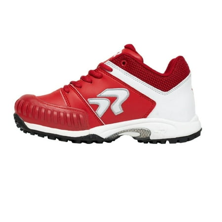 Softball Shoes Ringor Flite Softball Turf Shoes w/ Pitching Toe Women s - Red