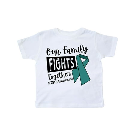 Inktastic Our Family Fights Together PTSD Awareness Teal Ribbon Gift Toddler Boy or Toddler Girl T-Shirt
Inktastic Our Family Fights Together PTSD Awareness Teal Ribbon Gift Toddler Boy or Toddler Girl T-Shirt