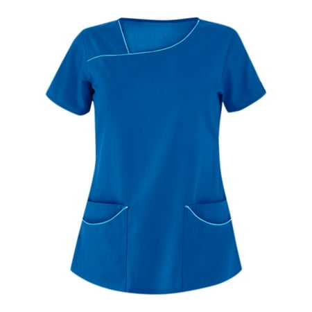 Hesxuno Jogger Scrubs for Women Women s Short Sleeve V-Neck Pocket Care Workers T-Shirt Tops Oversized Scrub Shirts Sweatshirt
Hesxuno Jogger Scrubs for Women Women s Short Sleeve V-Neck Pocket Care Workers T-Shirt Tops Oversized Scrub Shirts Sweatshirt