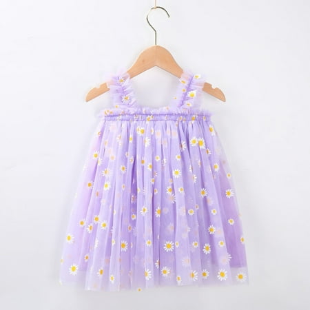 Hunpta Kids Girls Daisy Floral Summer Sleeveless Beach Tutu Dress Casual Layered Princess Birthday Party Beach Dress 1-6Y
Hunpta Kids Girls Daisy Floral Summer Sleeveless Beach Tutu Dress Casual Layered Princess Birthday Party Beach Dress 1-6Y