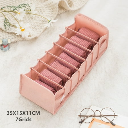 Household Clothes Storage Box Make Your Wardrobe Cleaner For Socks Bra Underpants Foldable Divider Storage Pink
Household Clothes Storage Box Make Your Wardrobe Cleaner For Socks Bra Underpants Foldable Divider Storage Pink