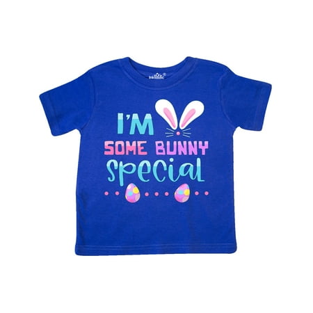 Inktastic I m Some Bunny Special Bunny Ears and Easter Eggs Gift Toddler Boy or Toddler Girl T-Shirt