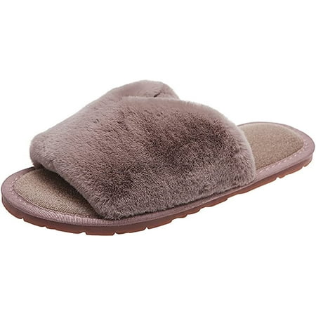 CoCopeaunt Women s Fuzzy Open Toe House Slippers Cozy Plush Fleece Warm Shoes Indoor Outdoor Slippers
CoCopeaunt Women s Fuzzy Open Toe House Slippers Cozy Plush Fleece Warm Shoes Indoor Outdoor Slippers