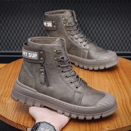 Yishow-B Retro Side Zipper Waterproof Tactical Boots High Top Lace Up Autumn Winter Martin Boots Women‘s Footwear
Yishow-B Retro Side Zipper Waterproof Tactical Boots High Top Lace Up Autumn Winter Martin Boots Women‘s Footwear