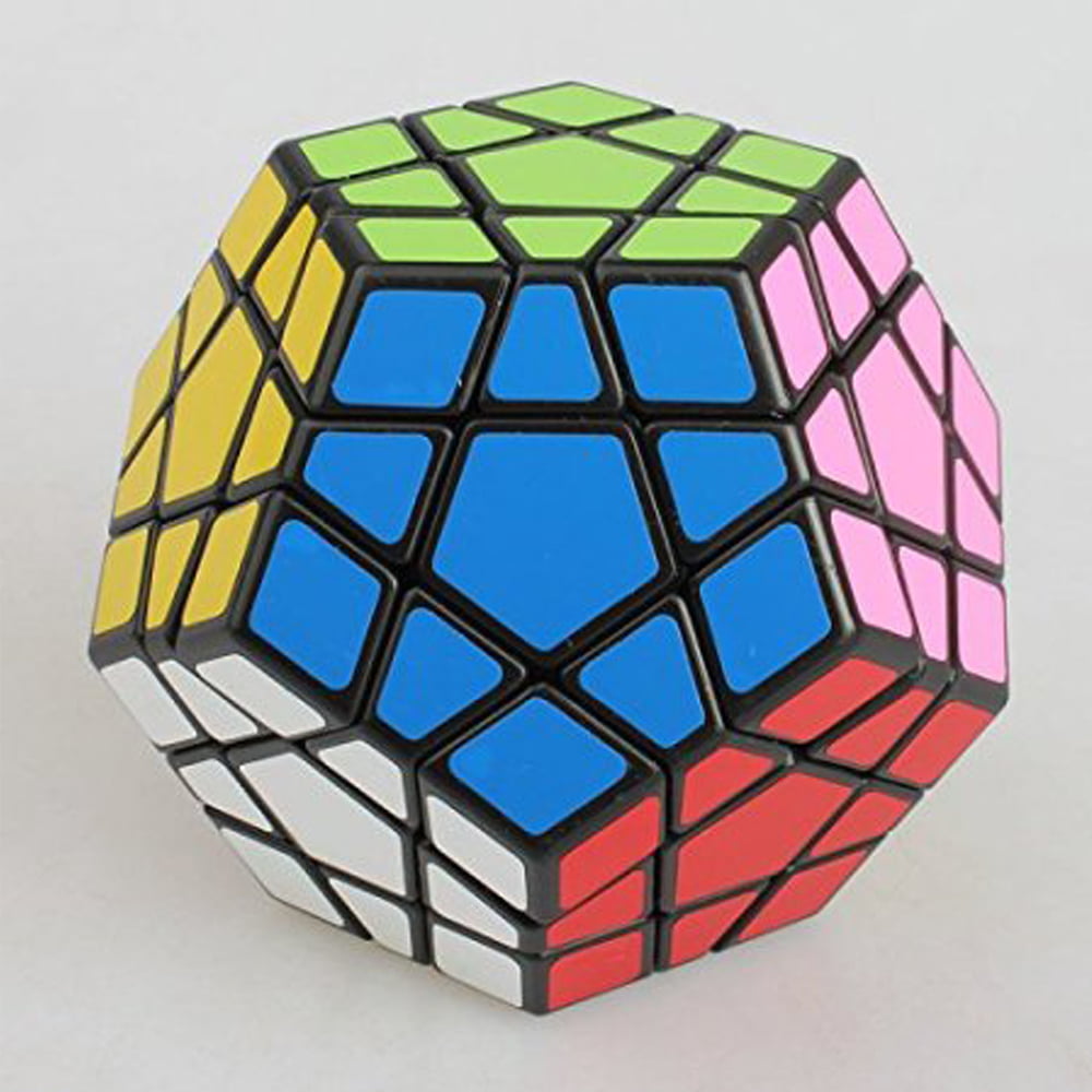 Peralng Megaminx Speed Cube Dodecahedron Puzzle Cubes Black High