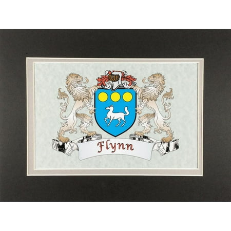 Flynn Irish Coat of Arms Print - Frameable 9 x 12