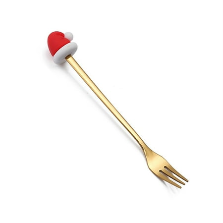 Kitchen Supplies Stainless Steel Christmas Fork Gift Dessert Fork Christmas Pendant Fork Tableware D
Kitchen Supplies Stainless Steel Christmas Fork Gift Dessert Fork Christmas Pendant Fork Tableware D