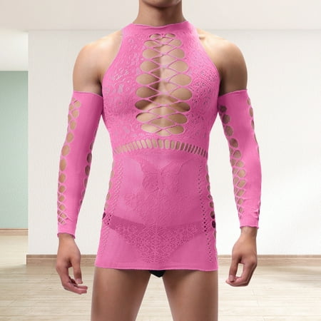 Men s High Elastic Net Socks Pullover Suit Long-sleeved One-piece Stockings Suspenders Large Net High-elastic One-piece Socks Butterfly Hollow
Men s High Elastic Net Socks Pullover Suit Long-sleeved One-piece Stockings Suspenders Large Net High-elastic One-piece Socks Butterfly Hollow