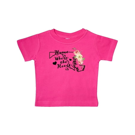 Inktastic Maryland Home is Where the Heart is with Watercolor Floral Gift Baby Boy or Baby Girl T-Shirt
Inktastic Maryland Home is Where the Heart is with Watercolor Floral Gift Baby Boy or Baby Girl T-Shirt