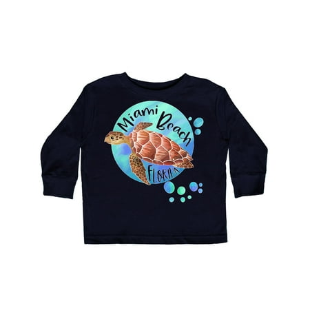 Inktastic Miami Beach Florida Swimming Sea Turtle with Bubbles Gift Toddler Boy or Toddler Girl Long Sleeve T-Shirt
Inktastic Miami Beach Florida Swimming Sea Turtle with Bubbles Gift Toddler Boy or Toddler Girl Long Sleeve T-Shirt