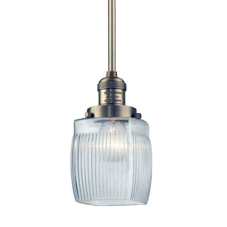 Innovations Lighting 201S Colton Colton 1 Light 6 Wide Mini Pendant - Brushed Brass / 
Innovations Lighting 201S Colton Colton 1 Light 6 Wide Mini Pendant - Brushed Brass /