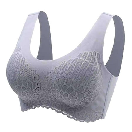 harmtty Wire Free Bra Push Up Massage Cup Female Women No Underwire Bra for Sleep Grey+Blue 2XL
harmtty Wire Free Bra Push Up Massage Cup Female Women No Underwire Bra for Sleep Grey+Blue 2XL