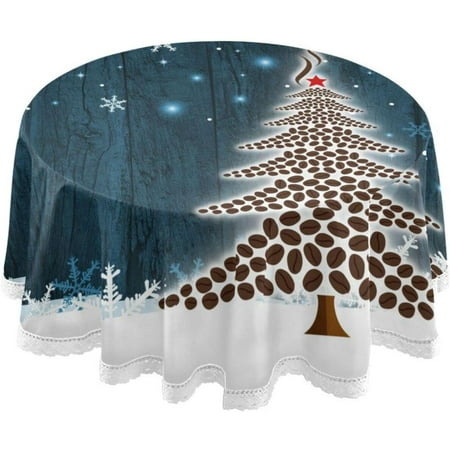 Hyjoy 60 Round Tablecloth Christmas Tree Table Cover Water Resistant Spill Proof Large Table Cover for Indoor & Outdoor Family Gathering Dinner BBQ Christmas Decoration
Hyjoy 60 Round Tablecloth Christmas Tree Table Cover Water Resistant Spill Proof Large Table Cover for Indoor & Outdoor Family Gathering Dinner BBQ Christmas Decoration
