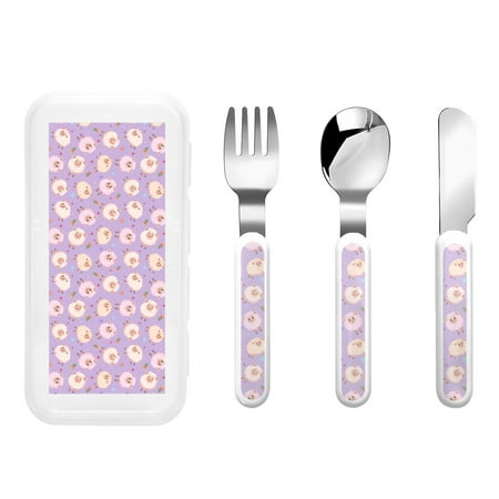 Kdxio Sheeps Toddler Utensils Set - Kids Silverware Set Set Kids Utensils Set with Case for Preschooler Children
Kdxio Sheeps Toddler Utensils Set - Kids Silverware Set Set Kids Utensils Set with Case for Preschooler Children