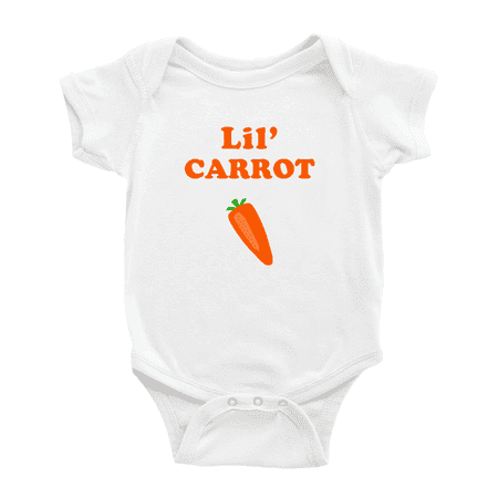 Cute Baby Jumpsuit Lil Carrot Vegetable Funny Boy & Gril Infant Clothes (White 6-12 Months)
Cute Baby Jumpsuit Lil Carrot Vegetable Funny Boy & Gril Infant Clothes (White 6-12 Months)