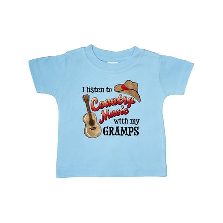 Inktastic I Listen to Country Music with my Gramps Guitar and Hat Gift Baby Boy or Baby Girl T-Shirt
Inktastic I Listen to Country Music with my Gramps Guitar and Hat Gift Baby Boy or Baby Girl T-Shirt