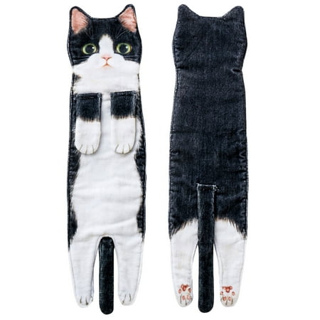 Cat Funny Hand Towels for Bathroom Kitchen Cute Cat Hand Towels Super Soft Cat Decor Kitchen Hanging Washcloths Face Towels Gift
Cat Funny Hand Towels for Bathroom Kitchen Cute Cat Hand Towels Super Soft Cat Decor Kitchen Hanging Washcloths Face Towels Gift