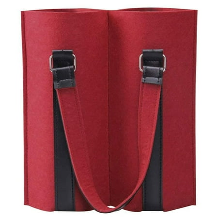 Red Wine Bag Fabric 2 Wine Bottle Tote Bag Carrier Felt Bottle Gift Storage Bags with Handle Champagne Bottle Cover Bags
Red Wine Bag Fabric 2 Wine Bottle Tote Bag Carrier Felt Bottle Gift Storage Bags with Handle Champagne Bottle Cover Bags