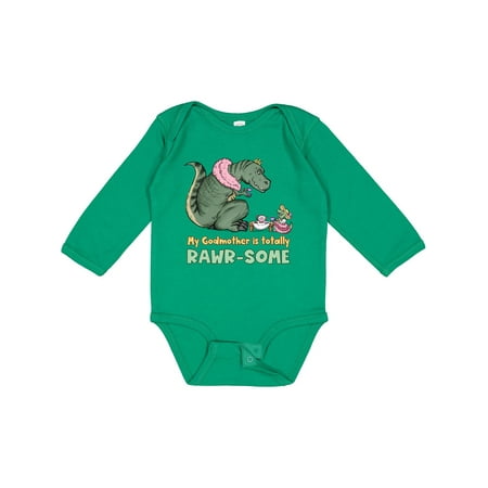 Inktastic My Godmother is Totally Rawr-Some Tea Rex Party Gift Baby Boy or Baby Girl Long Sleeve Bodysuit
Inktastic My Godmother is Totally Rawr-Some Tea Rex Party Gift Baby Boy or Baby Girl Long Sleeve Bodysuit