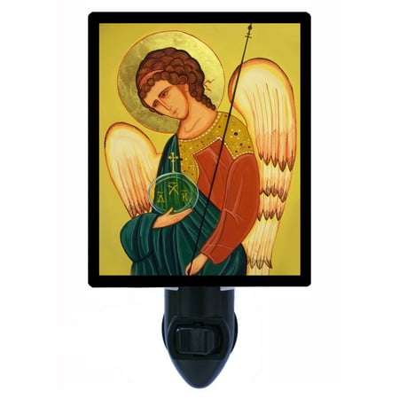 

Religious Decorative Photo Night Light Plus One Extra Free Switchable Insert. 4 Watt Bulb. Image Title: Angel Icon. Light Comes with Extra Bulb.
