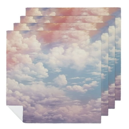 YANMS Clouds Cloth Napkins Polyester Gift Home Decor Set of 4 Wedding Restaurant Banquet Table Decor 2 PCS
YANMS Clouds Cloth Napkins Polyester Gift Home Decor Set of 4 Wedding Restaurant Banquet Table Decor 2 PCS